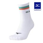  Mizuno официальный утечка задний носки белый унисекс 