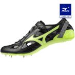  Mizuno официальный Chrono чернила s9 короткий растояние / бег с препятствиями унисекс черный × зеленый 