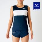  Mizuno официальный рейсинг рубашка легкая атлетика платье темно-синий женский клиренс 