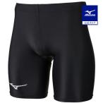  Mizuno официальный рейсинг трико половина / легкая атлетика унисекс черный × серебряный 