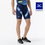  Mizuno официальный MTC рейсинг трико половина легкая атлетика Estate голубой унисекс 