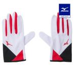 Mizuno официальный перчатка для гонок унисекс белый × красный 