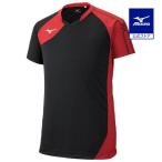  Mizuno официальный игра рубашка волейбол унисекс черный × красный 