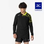  Mizuno официальный игра рубашка длинный рукав волейбол унисекс черный × безопасность желтый 