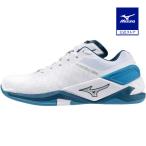  Mizuno официальный ue-b Stealth NEO гандбол унисекс белый × голубой × серебряный клиренс 