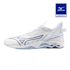  Mizuno официальный ue-b Mirage 5 гандбол белый × темно-синий унисекс 