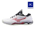  Mizuno официальный ue-b Stealth 6 гандбол унисекс белый × красный × черный клиренс 