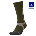  Mizuno официальный повышение температуры материалы breath Thermo длинный носки мужской хаки 