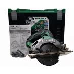 未使用 本体＋収納ケース HiKOKI 125mm 36V 丸のこ C3605DB(SK)(NN) 黒鯱チップソー付