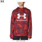 UNDER ARMOUR（アンダーアーマー）UAアーマーフリース プリント ビッグロゴ フーディー（1381173）パーカー フード付 裏起毛 スウェット ジュニア