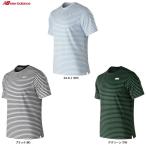 * почтовая доставка соответствует товар *[ зеленый только ]New Balance( New balance )a потертость шик полоса футболка (AMT91561) футболка окантовка мужской 