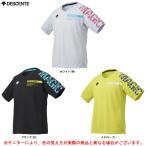 ◆メール便対応商品◆DESCENTE（デサント）半袖プラクティスシャツ（DVJNJA51）スポーツ トレーニング バレーボール Tシャツ 吸汗速乾 ジュニア