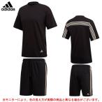 adidas（アディダス）リサイクルコットン 上下セット（GLD71/GLD70）セットアップ Tシャツ スウェットハーフパンツ ウエア 半袖 カジュアル 夏用 メンズ