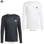 ◆メール便対応商品◆adidas(アディダス)エッセンシャルズ 長袖ベースレイヤーTシャツ(KTM91) ランニング カジュアル 長袖 トップス メンズ