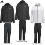 adidas（アディダス）レギュラーフィット WIND. RDY フード付きウインドブレーカージャケット フルレングスパンツ 上下セット（KWX77/KWX76）メンズ