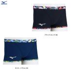 ◆メール便対応商品◆【ネイビーのみ】MIZUNO（ミズノ）競泳練習用ショートスパッツ（N2MBC087） 水泳 水着 スイミング プール スイムウェア メンズ