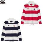 Canterbury( canterbury ) Japan длинный рукав 4 дюймовый полоса регби джерси (RA44792) регби Rugger рубашка Япония представитель Sakura Logo мужской 