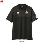 Canterbury（カンタベリー）JAPAN MEDIA POLO ジャパンメディアポロ（RW33112JH）ラグビー ラガー スポーツ ポロシャツ 半袖 日本代表 桜ロゴ メンズ