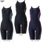 ◆メール便対応商品◆【Sサイズのみ】SPEEDO（スピード）ターンズオープンバックニースキン（STW12401）水泳 スイミング プール スイムウェア 水着 レディース
