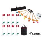  ground Golf комплект 8 отверстие комплект ( 2 шт . paul (pole) )+ команда комплект клюшек + каждый место хранения с футляром перо . промышленность 