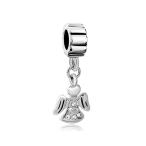 Yahoo! Yahoo!ショッピング(ヤフー ショッピング)チャーム ブレスレット バングル用 CharmSStory チャームズストーリー Angel Wings White Crystal Dangle Beads For Bracelets
