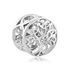 チャーム ブレスレット バングル用 LovelyJewelry ラブリージュエリー Lucky Family Tree of Life April Birthstone Celtic Knot Charm Bead Sale Cheap Fit Pan