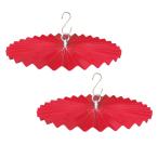 2 pack 11.5 -inch bird. feeding vessel baffle red bird feeder dome bird small shop . bird. bait box for guard made of metal hanging baf parallel imported goods 