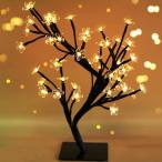 テーブル ランプ 桜 Bright Zeal 18" Battery Operated LED Cherry Blossom Tree Lights (6hr Timer) - Bonsai Lighted Tree - Lighted Cherry Blossom Tree Lig