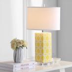 サファヴィヤ safavieh テーブルランプ サファビヤ サファヴィア Safavieh Lighting Collection Quatrefoil Yellow 27-inch Table Lamp (Set of 2)