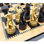 チェスセット  Greek Gods Mythology Set of Chess Men Pieces Hand Painted