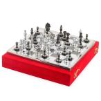 チェスセット メタルチェス 12" Solid Brass Classic Black Chess Set | Metal Chess Pieces with Large Brass Board | Beautiful Handcrafted Set | Abstract S