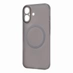 iPhone 17 / ハードケース スリムフィット 0.6mm +マグネット充電対応 / クリアブラック