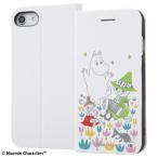 ショッピングiPhone4 ムーミン iPhone SE（第2世代 第3世代） 8 7 手帳型 ケース カバー マグネットタイプ 留め具なし ICカード収納 大きめ収納 ストラップ ホール 付き 通し穴