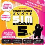 携帯電話が契約できなくてお困りの方 短期在留の外国籍の方向け 5GB 音声通話対応 プリペイドSIM エントリーパッケージ 継続利用可能 NTTドコモ回線 SIMカード