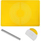 シリコンマット クッキングマット ステンレスめん棒