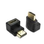 HDMI L type коннектор изменение адаптер 270+90 раз изменение SKZIRI HDMI мужской to женский адаптер HDMI удлинение адаптер позолоченный коннектор k