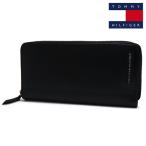 ショッピングトミーヒルフィガー トミーヒルフィガー 長財布 メンズ TOMMY HILFIGER Wallet ラウンドファスナー ブラック 31TL13X025 001  ギフトラッピング無料