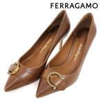 フェラガモ パンプス レディース S.FERRAGAMO 展示品商品 ブラウン AIROLA 0693542