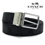 ショッピングcoach コーチ ベルト メンズ COACH Belt リバーシブル仕様 ブラック CQ016 CQ/BK