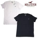 ホリスター Tシャツ メンズ Hollister ワンポイント クルーネック ホワイト ブラック HOLLIS CNP