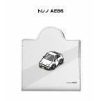 ショッピングマスクケース マスクケース 車 レザー 収納 携帯 マスクアクセサリー 衛生用品 プレゼント トヨタ トレノ AE86 ゆうパケット送料無料