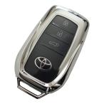  Alphard чехол для ключей Toyota ключ покрытие Prius 60 Harrier 80 Crown 35 36 37 Vellfire 30 40 RAV4 Land Cruiser 250 300 серебряный 