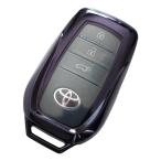 アルファード キーケース トヨタ キーカバー プリウス 60 ハリアー 80 クラウン 35 36 37 ヴェルファイア 30 40 RAV4 ランクル 250 300 ブラック