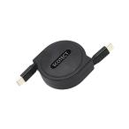 ECOTECT Type-C to Type-C (巻取式) 伸縮 1m 充電ケーブル 60W 20V 3A PD対応 急速充電 断線防止