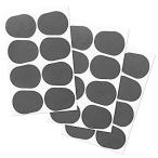 マウスピースパッチ (24枚入り) テナーサックス クラリネット サックス マウスピース パッド (黒色/0.3mm) クッション ゴム材 耐久性 実