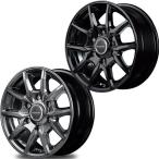ショッピングハイエース ハイエース/キャラバン等 15インチ 6穴 139.7 5.5J/6J ロードマックス KG25 メタリックグレーorブラック ホイール単品 4本セット