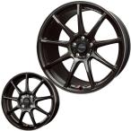 18インチ 5穴 114.3/100 7.5J/8.5J/9.5J クロススピード RS9 グロスガンメタ ホイール単品 4本セット
