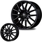 ホイール単品 4本セット 15インチ 4穴車用 シュナイダー SQ27 メタリックブラック