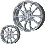 165/60R14 エクシーダー E06 メタルシルバー 14インチ 4穴 100 4.5J SNOW TIRE スタッドレスタイヤ ホイール4本セット