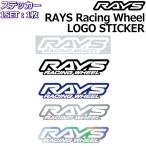 ショッピングステッカー RAYS/レイズ Racing Wheel ロゴステッカー ヌキ文字タイプ 1枚 レイズホイール